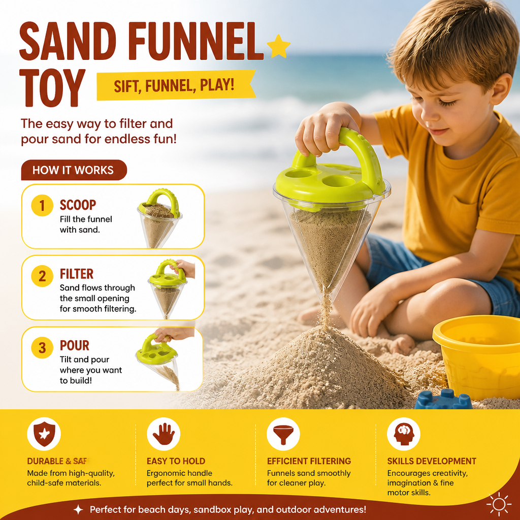 Kids Beach Sand Funnel Toy