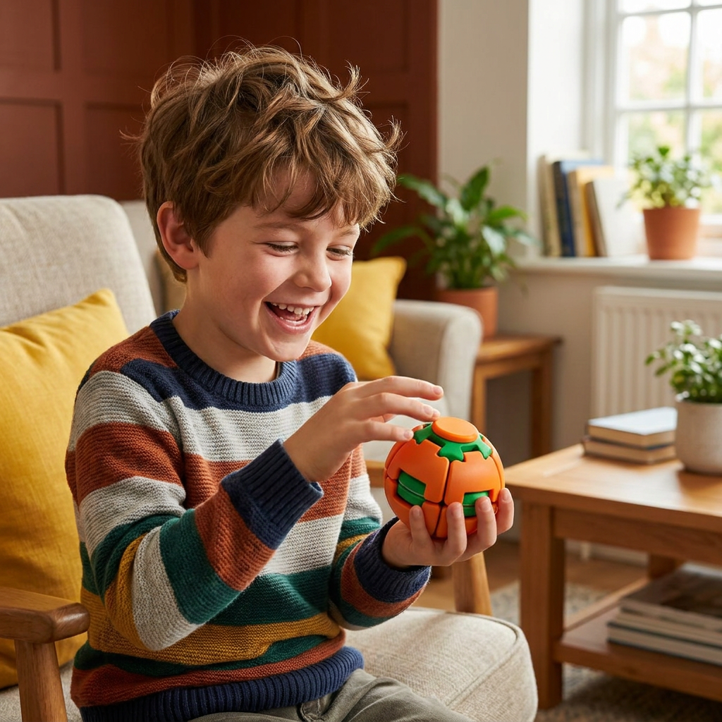 Rotating Decompression Fidget Ball
