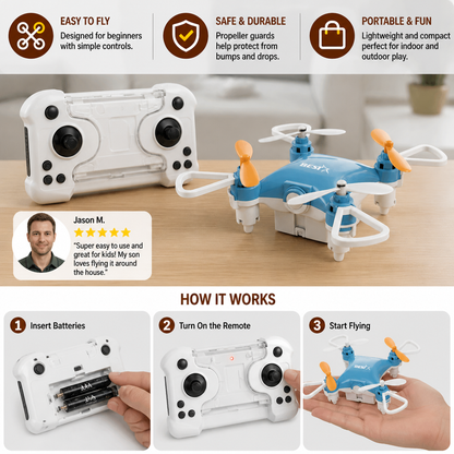 Mini Drone – RC Stunt Flyer for Kids