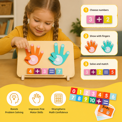 Wooden Finger Counting Board