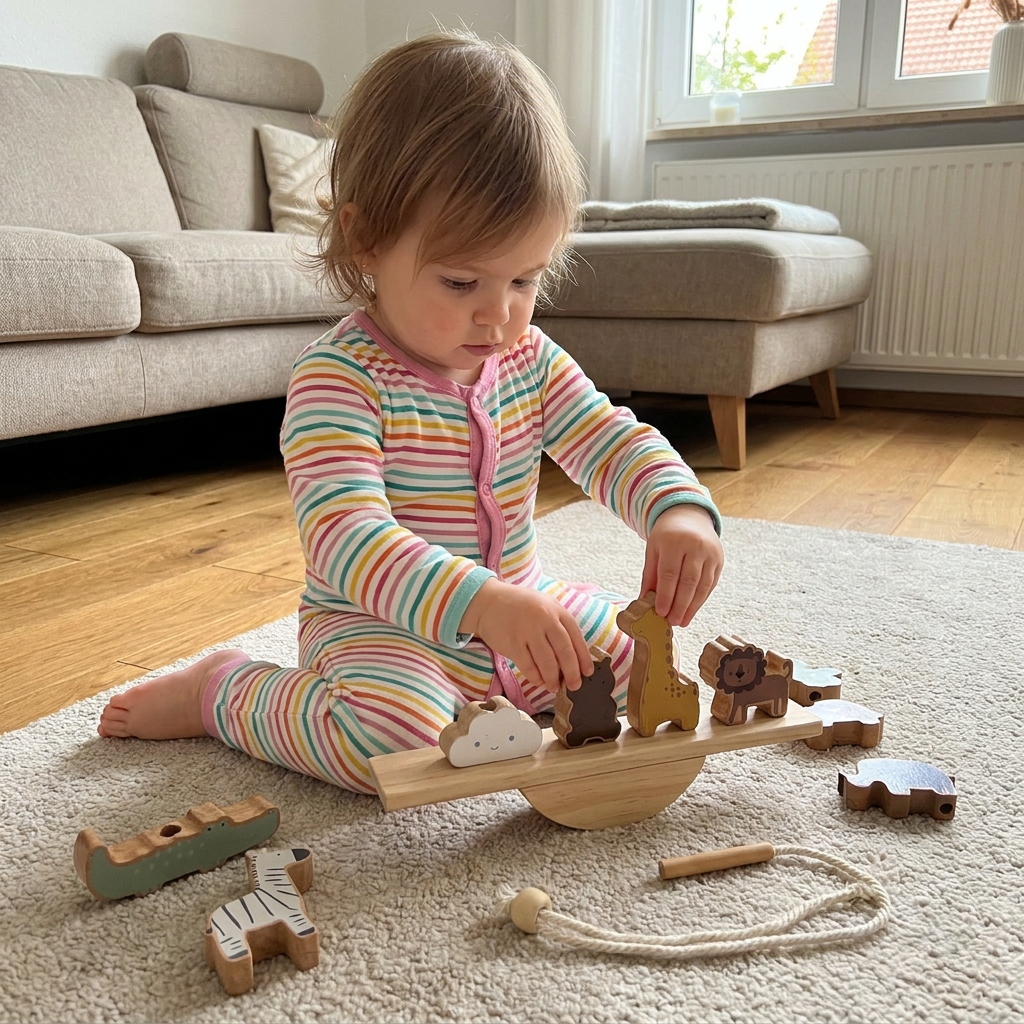Montessori Wooden Seesaw Toy