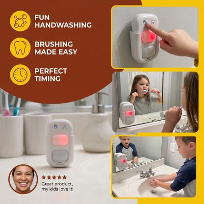 Mini LED Timer for Kids – Fun Support for Handwashing & Brushing Teeth