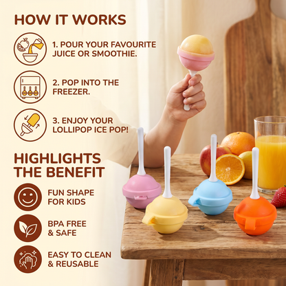 Lollipop Ice Pop Mould