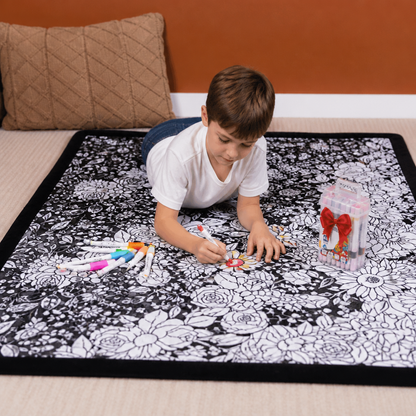 DIY Colouring Blanket for the whole family