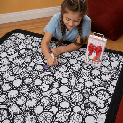 DIY Colouring Blanket for the whole family