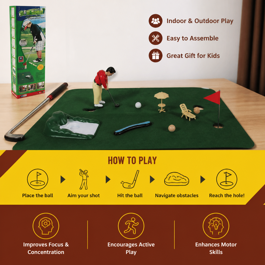 Kids Mini Golf Club Set –  Golf Toy for Children