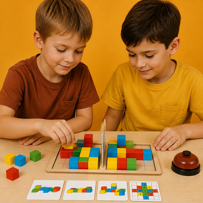 3D Color Match Building Blocks Puzzle Game