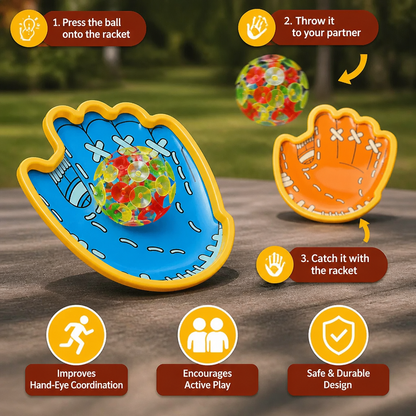 Suction Cup Ball Racket Game Set for Kids