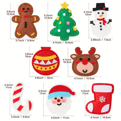Safe Felt Christmas Set for DIY Sewing