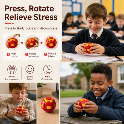Rotating Decompression Fidget Ball