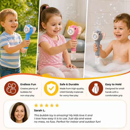 Elephant Bubble Stick Toy